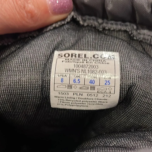 Sorel Snow Lion II woman’s green and grey waterproof and insulated boots - Picture 15 of 15